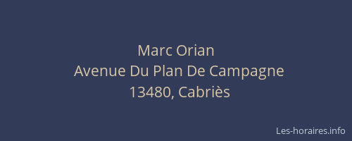 Marc Orian