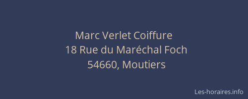 Marc Verlet Coiffure
