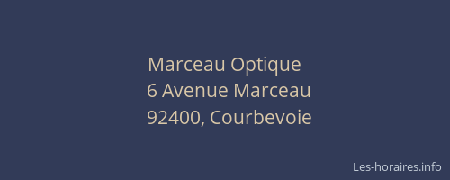 Marceau Optique
