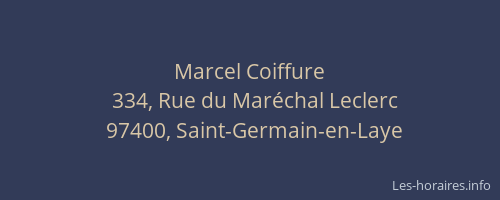 Marcel Coiffure
