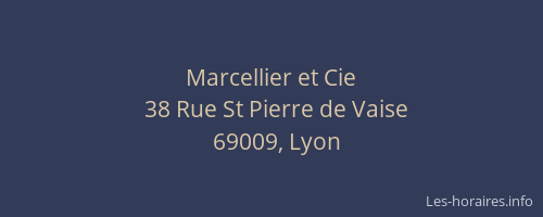 Marcellier et Cie