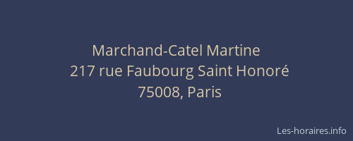 Marchand-Catel Martine