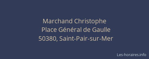 Marchand Christophe