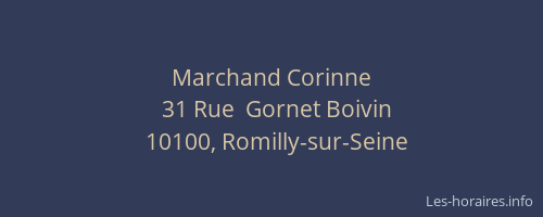 Marchand Corinne