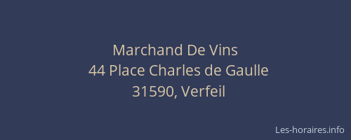 Marchand De Vins