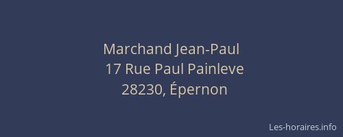 Marchand Jean-Paul