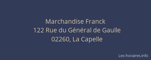 Marchandise Franck
