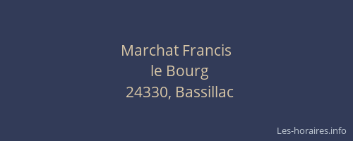 Marchat Francis