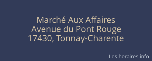 Marché Aux Affaires