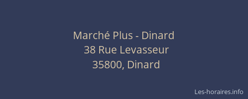 Marché Plus - Dinard
