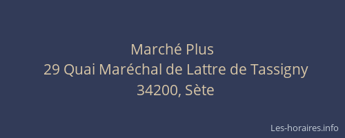 Marché Plus