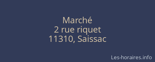 Marché