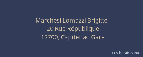 Marchesi Lomazzi Brigitte