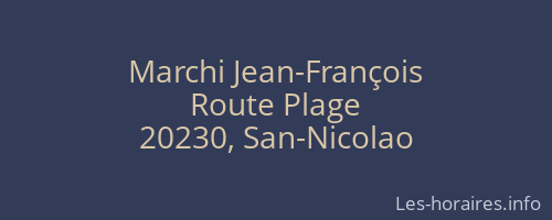 Marchi Jean-François