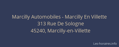 Marcilly Automobiles - Marcilly En Villette
