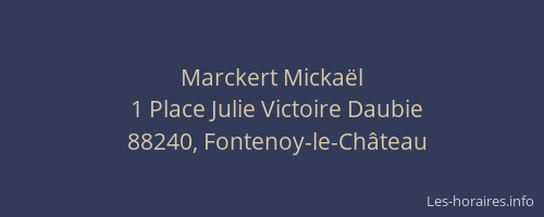 Marckert Micka&euml;l