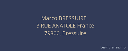 Marco BRESSUIRE