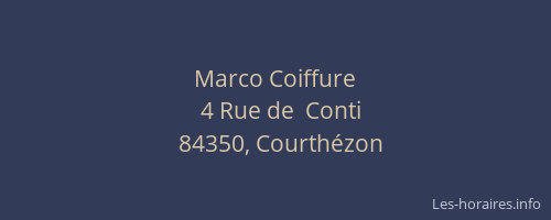 Marco Coiffure
