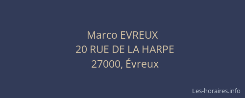 Marco EVREUX