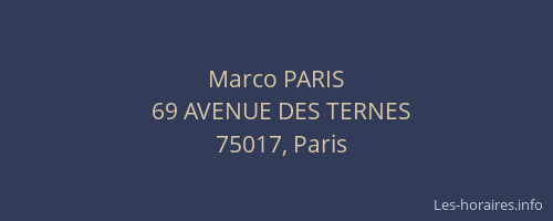 Marco PARIS