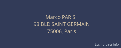 Marco PARIS