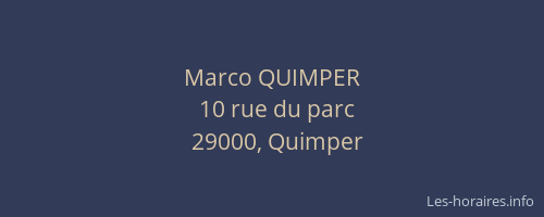 Marco QUIMPER