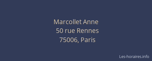 Marcollet Anne