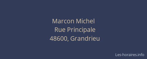 Marcon Michel