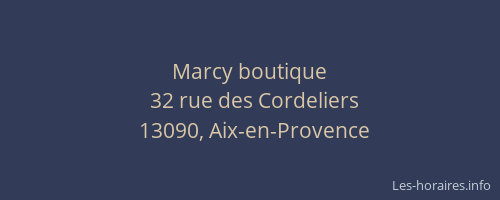 Marcy boutique