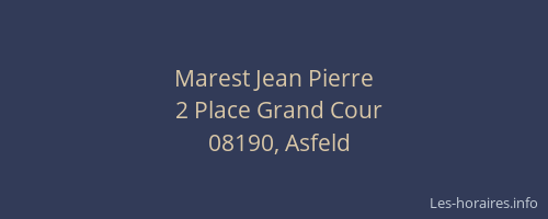 Marest Jean Pierre