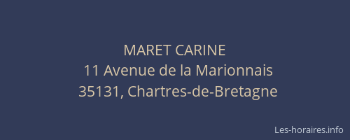 MARET CARINE