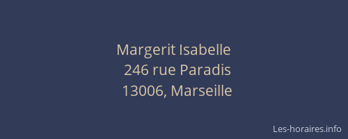 Margerit Isabelle