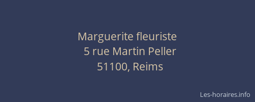 Marguerite fleuriste