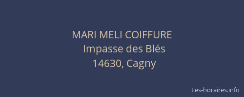MARI MELI COIFFURE