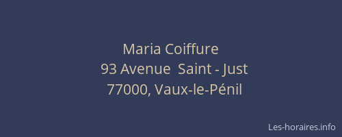 Maria Coiffure