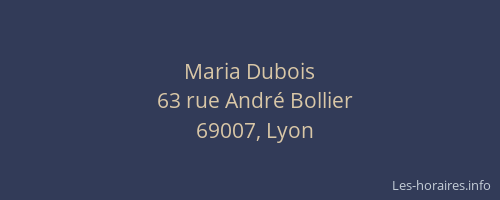 Maria Dubois