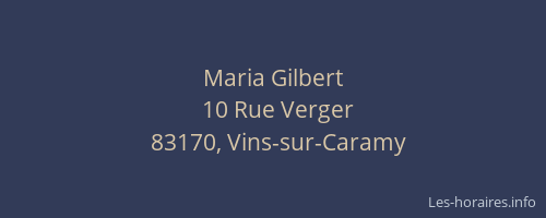 Maria Gilbert