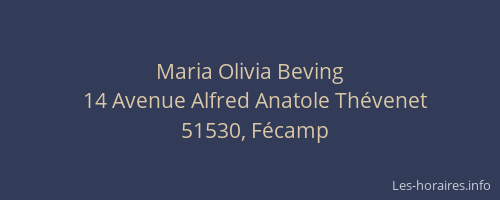Maria Olivia Beving