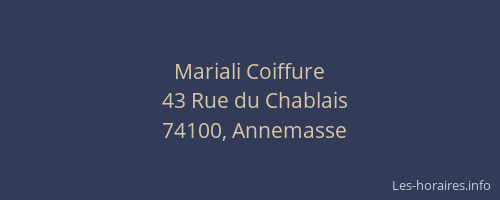 Mariali Coiffure