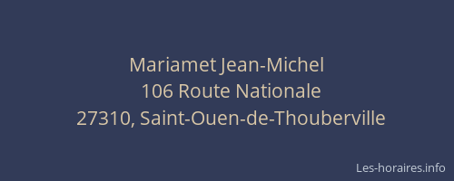 Mariamet Jean-Michel