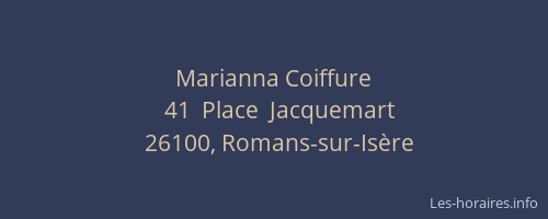 Marianna Coiffure