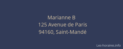 Marianne B