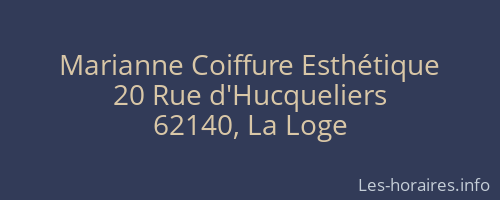 Marianne Coiffure Esthétique