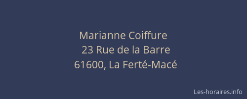 Marianne Coiffure