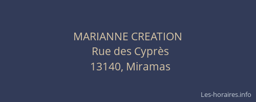 MARIANNE CREATION