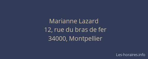 Marianne Lazard