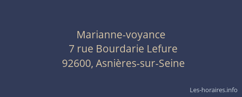 Marianne-voyance