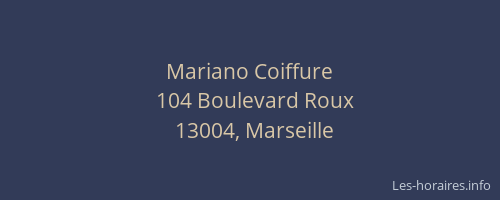 Mariano Coiffure