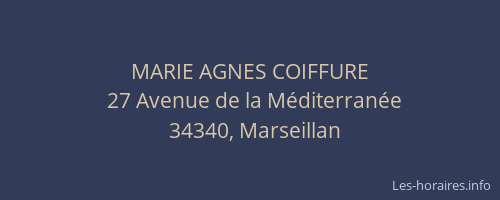 MARIE AGNES COIFFURE