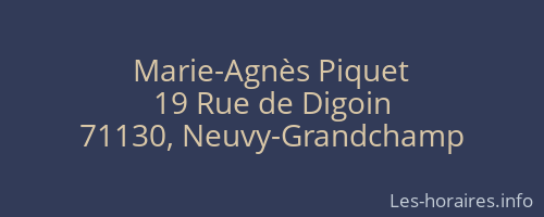 Marie-Agnès Piquet